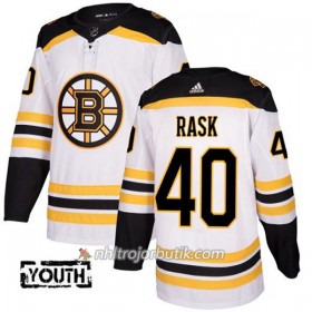 Barn Ishockey Boston Bruins Tröja Tuukka Rask 40 Adidas 2017-2018 Vit Authentic